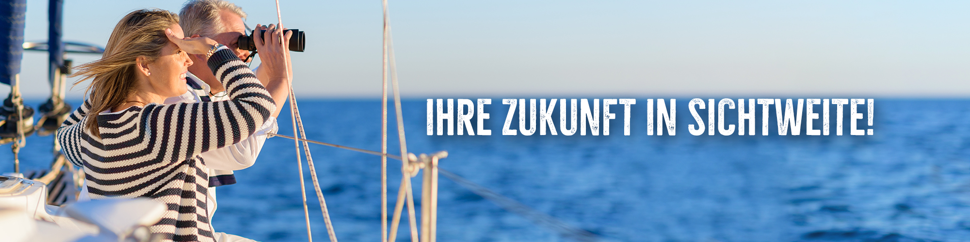 Maritimes Bild "Ihre Zukunft in Sichtweite"